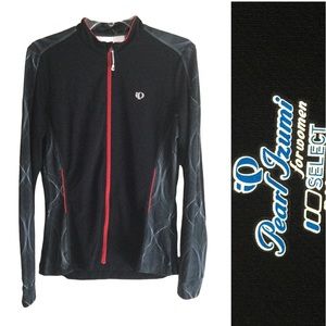 PEARL IZUMI Select Women’s Long Sleeve Zip Jersey Black Large